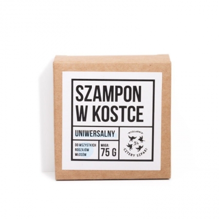 CZTERY SZPAKI Szampon do włosów w kostce 75g